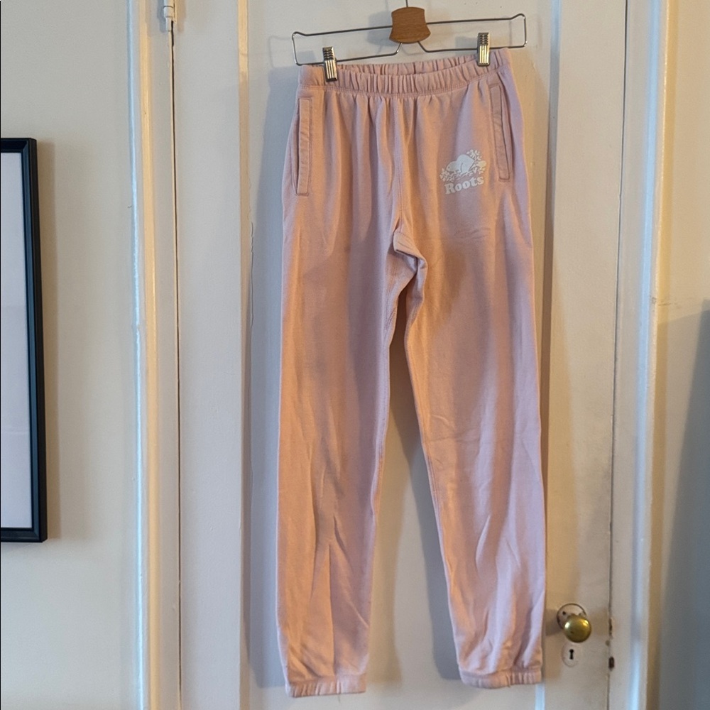 Roots Light Pink Joggers